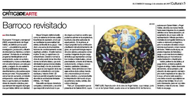 "Baroco revisitado" El Comercio